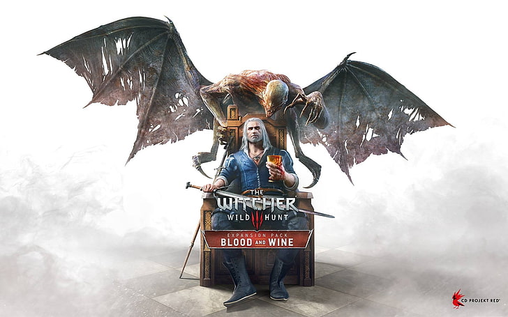 Fond d'écran de The Witcher 3 Wild Hunt, The Witcher 3: Chasse sauvage, sang et vin, DLC, Geralt of Rivia, The Witcher, Fond d'écran HD