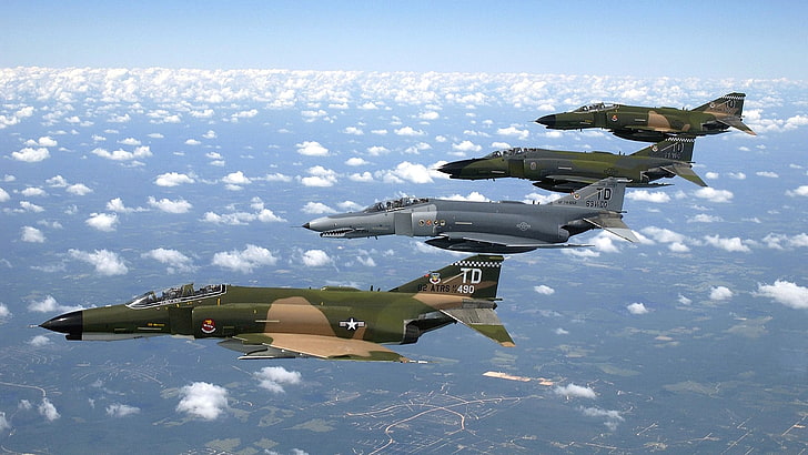 المركبات العسكرية الوهمية للطائرات F4 Phantom II Aircraft Military HD Art ، الطائرات ، العسكرية ، Phantom ، المركبات ، f-4 Phantom II، خلفية HD