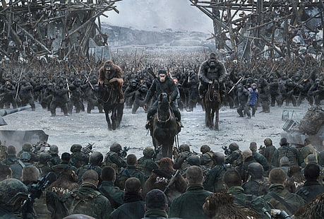 War for the Planet of the Apes, 2017, วอลล์เปเปอร์ HD HD wallpaper
