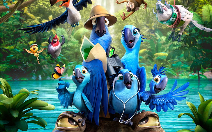 2014 Rio 2, Disney Pixar Rio 2, 2014, Rio, HD-Hintergrundbild