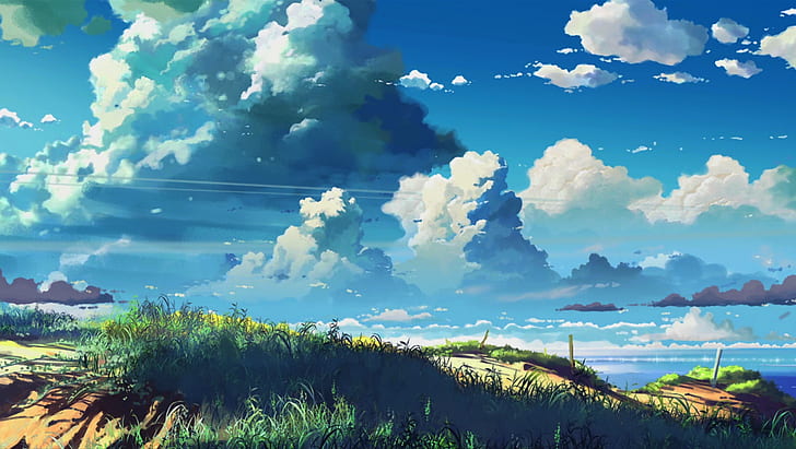 Makoto Shinkai, anime, HD wallpaper