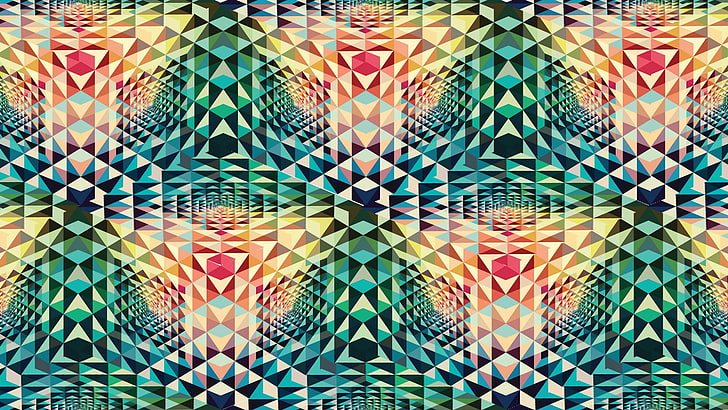 geometry, pattern, abstract, symmetry, Andy Gilmore, HD wallpaper
