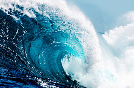 Запас, океан, вълни, HD тапет HD wallpaper
