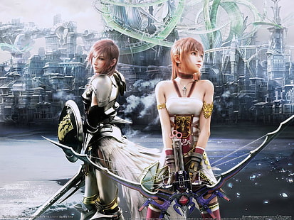 Yıldırım XIII, Final Fantasy XIII, Final Fantasy, Final Fantasy XIII-2, HD masaüstü duvar kağıdı HD wallpaper