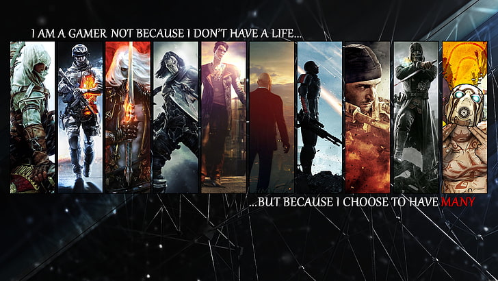 Assorted-color poster, fantasy art, Assassin's Creed, Battlefield, The  Witcher, HD wallpaper | Wallpaperbetter
