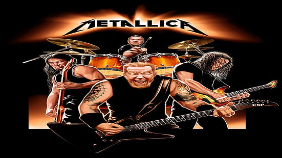 Logo Metallica, groupe (musique), Metallica, Heavy Metal, Fond d'écran HD HD wallpaper