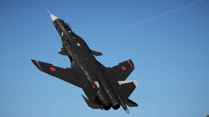 The sky, Fighter, Russia, BBC, The plane, Dry, Su-47, Eagle, Videoconferencing, Су47, HD wallpaper