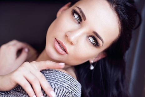 Angelina Petrova, Porträt, Frauen, Model, Gesicht, HD-Hintergrundbild HD wallpaper