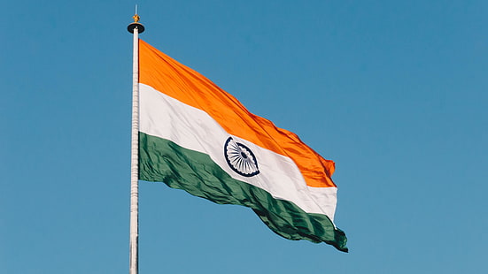 bendera, hari kemerdekaan, bendera India, Wallpaper HD HD wallpaper
