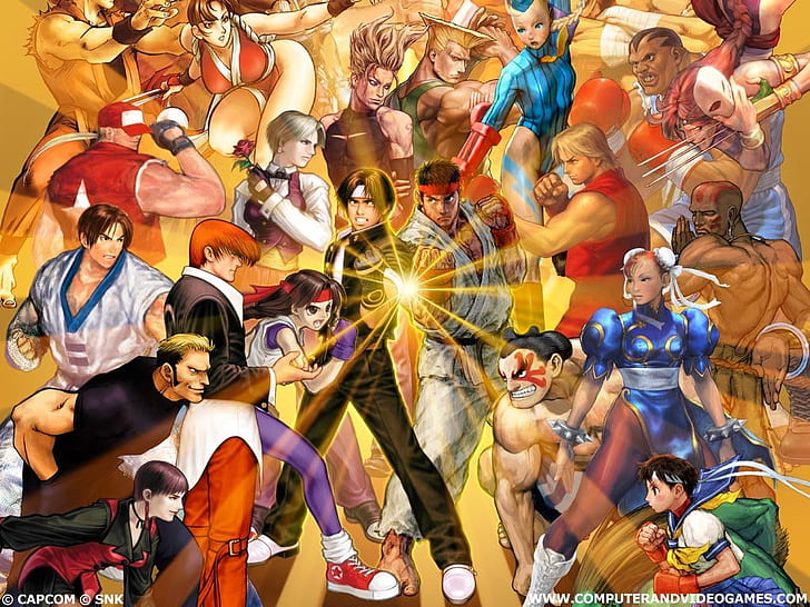 Juegos de Capcom Capcom VS SNK Videojuegos Street Fighter HD Art, Juegos, Capcom, street fighter, SNK, Fondo de pantalla HD
