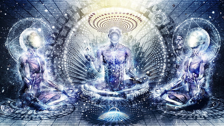 wallpaper digital chakra manusia, meditasi, spiritual, Cameron Gray, Wallpaper HD