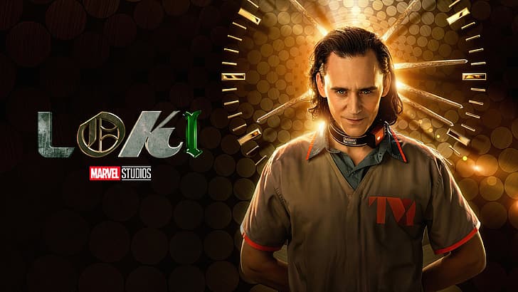 Loki, Marvel Comics, villanos, Tom Hiddleston, tipografía, Fondo de pantalla HD