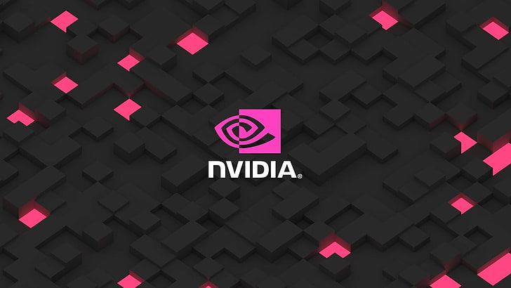 شعار Nvidia ، Nvidia ، التكنولوجيا، خلفية HD