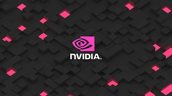 Логотип Nvidia, технология Nvidia, HD обои HD wallpaper