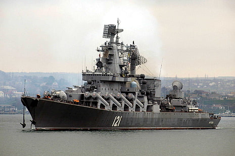 スラバ級巡洋艦ロシア海軍、 HDデスクトップの壁紙 HD wallpaper