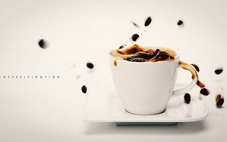 Coffee Mood Cup, kopi, suasana hati, Wallpaper HD