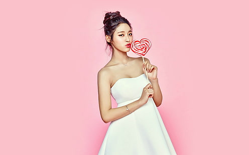 seolhyun, kpop, valentines, candy, cute, HD wallpaper HD wallpaper