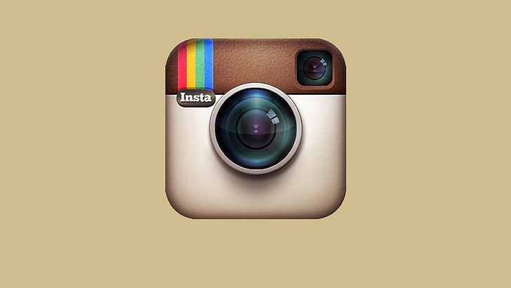 Logo Instagram, instagram, logo, simbol, sosial, situs, jejaring sosial, Wallpaper HD