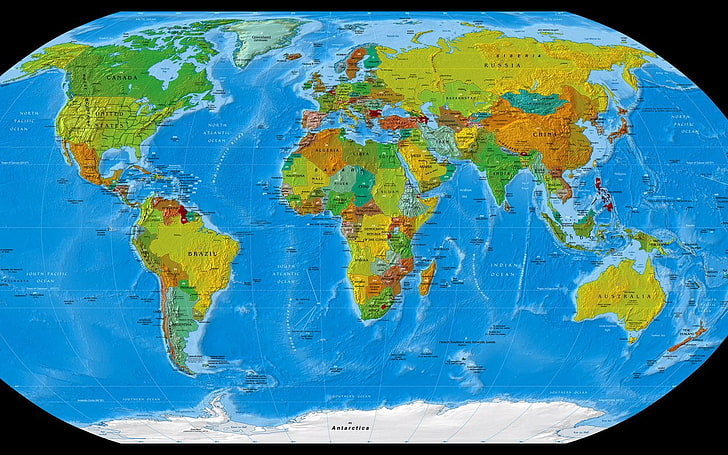 خريطة العالم التوضيح ، متفرقات ، خريطة العالم، خلفية HD