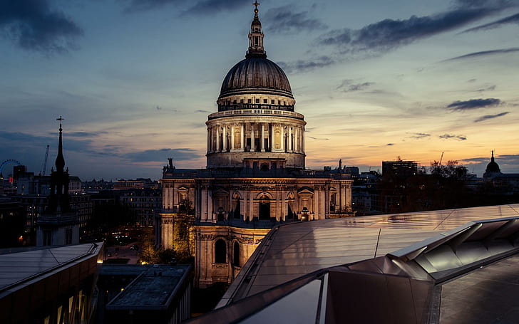 England Night St Pauls Cathedral London Uk Sunset High Resolution, architecture, cathedral, england, high, london, night, pauls, resolution, sunset, HD wallpaper