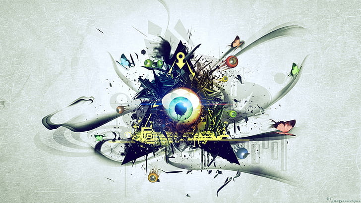 Illuminati, The all seeing eye, HD wallpaper