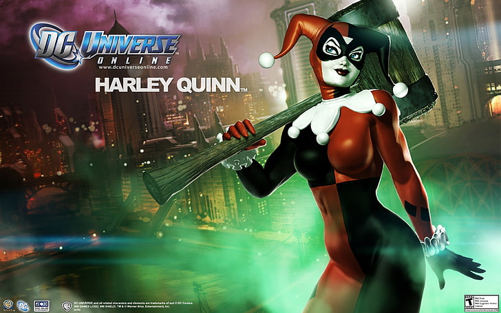 HARLEY QUINN-DC Universe Online Game HD Desktop Wa .., affiche Harley Quinn, Fond d'écran HD