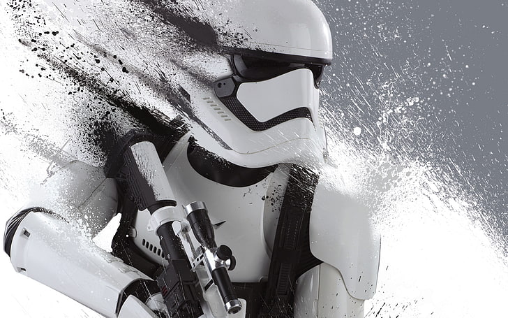 Star Wars Storm Trooper tapeter, Star Wars, Star Wars: The Force Awakens, stormtrooper, HD tapet