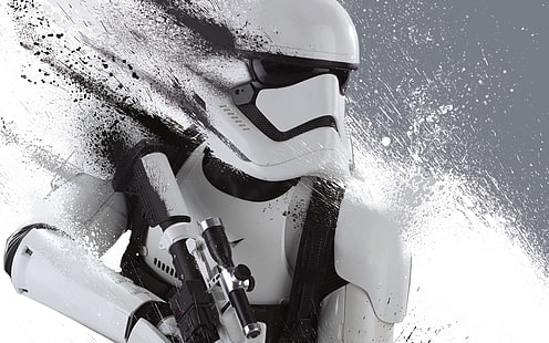 Fond d'écran Star Wars Storm Trooper, Star Wars, Star Wars: The Force Awakens, stormtrooper, Fond d'écran HD HD wallpaper