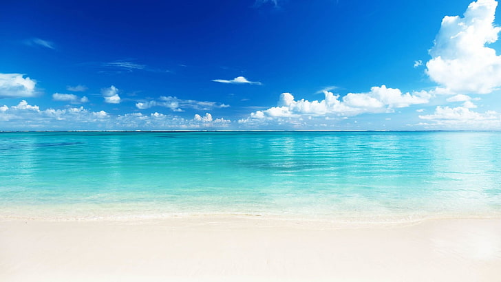 cuerpo de agua, playa, cielo, mar, Fondo de pantalla HD