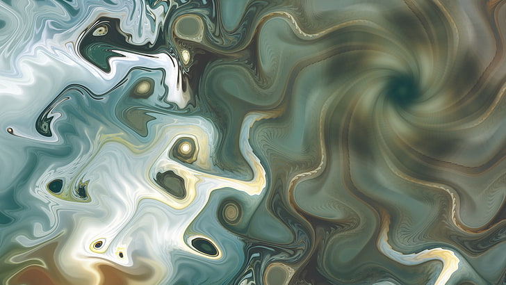 radial waves, Abstract, HD wallpaper