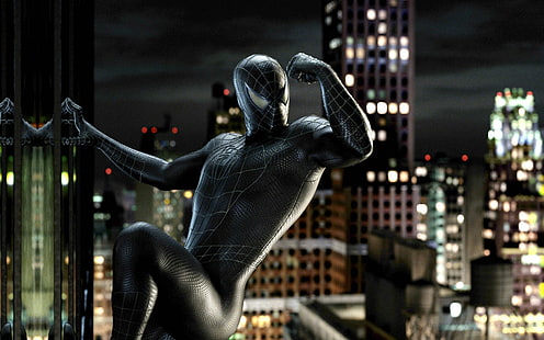 أفلام الكوميديا ​​السوداء spiderman marvel comics 1680x1050 Entertainment Movies HD Art، Black، movies، خلفية HD HD wallpaper