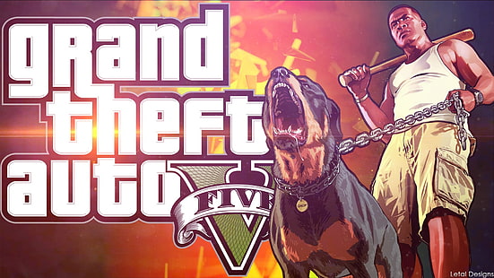 GTA Five тапет, Grand Theft Auto V, видео игри, HD тапет HD wallpaper