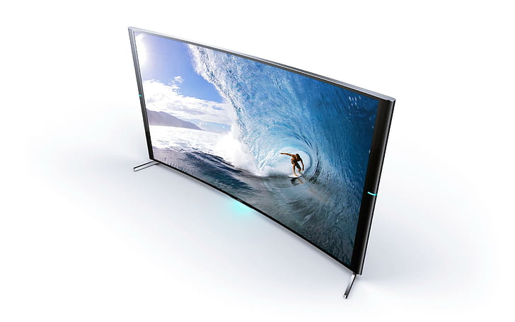 TV Sony Bravia S90 curvada 4K HD, 2560x1600, sony bravia, curvada, HD papel de parede