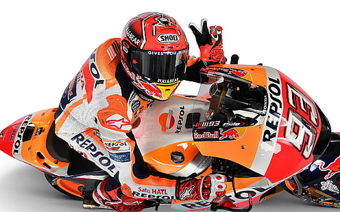 Marc Marquez Repsol Honda MotoGP 2018, Honda, Repsol, MotoGP 2018, Marc, Marquez, HD-Hintergrundbild HD wallpaper