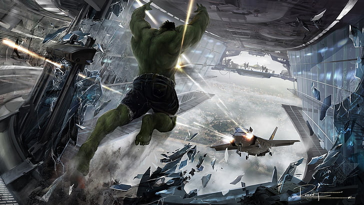 La captura de pantalla de Incredible Hulk, Hulk, The Avengers, Fondo de pantalla HD
