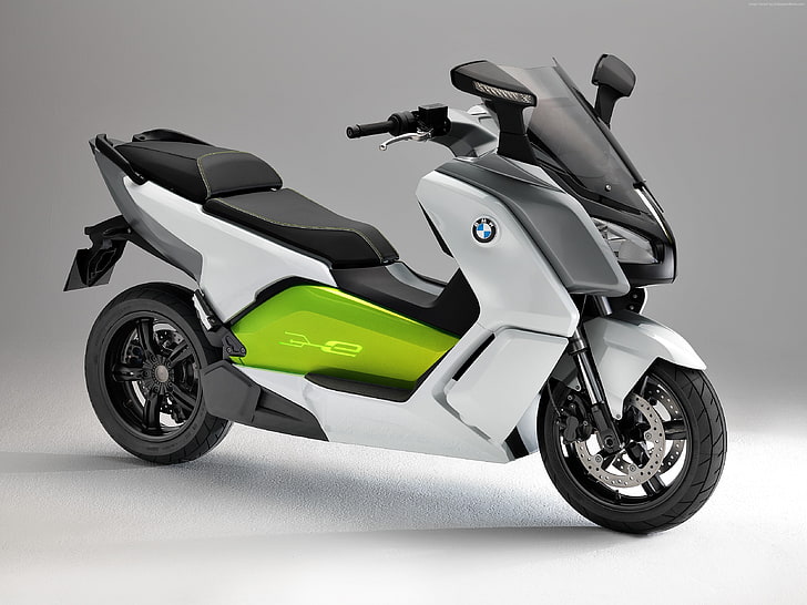electric, BMW C Evolution, best bikes, electric bikes, HD wallpaper