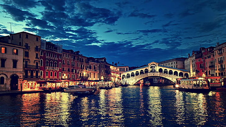 Grande Canal, Veneza, Itália, Veneza, água, HD papel de parede
