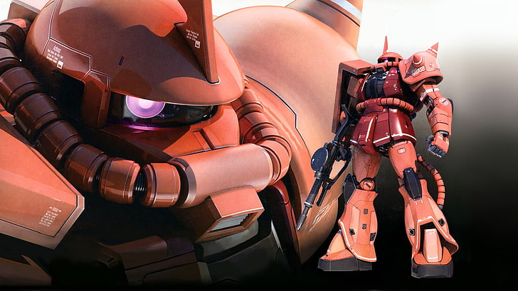 Mobiler Anzug, Mobiler Anzug Gundam, Zaku II, HD-Hintergrundbild