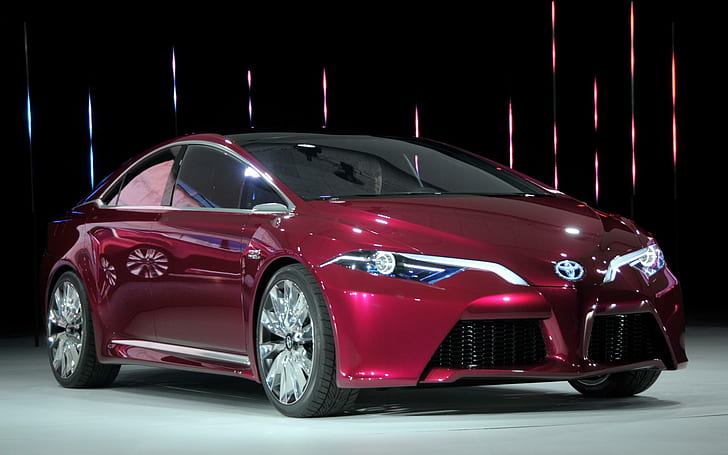 New Toyota NS4 MGM, red toyota car, toyota, cars, HD wallpaper