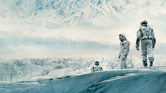 кино, скафандр, небо, белый, межзвездный, снег, зима, Мэтью МакКонахи, HD обои HD wallpaper