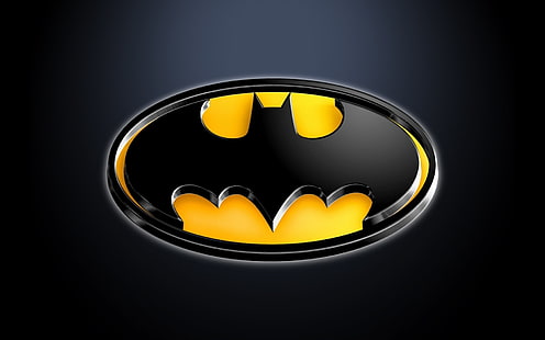 Batman logosu, Batman, Batman Sembolü, HD masaüstü duvar kağıdı HD wallpaper