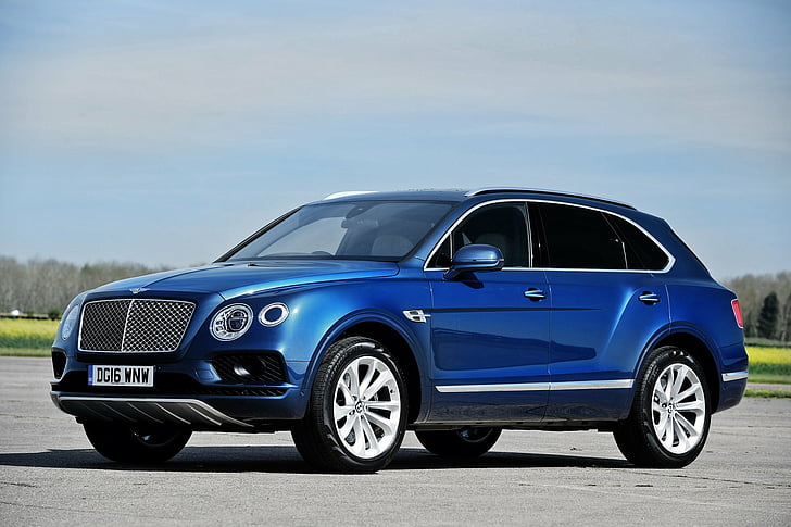 Bentley, Bentley Bentayga, Carro Azul, Carro, Carro De Luxo, SUV, Veículo, HD papel de parede