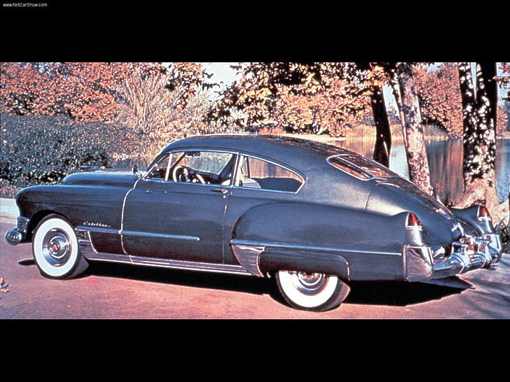 1948, 2 portes, cadillac, autocar, Fond d'écran HD