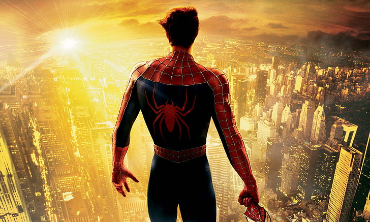 Тапет Spider-man, Spider-Man, Peter Parker, Tobey Maguire, HD тапет