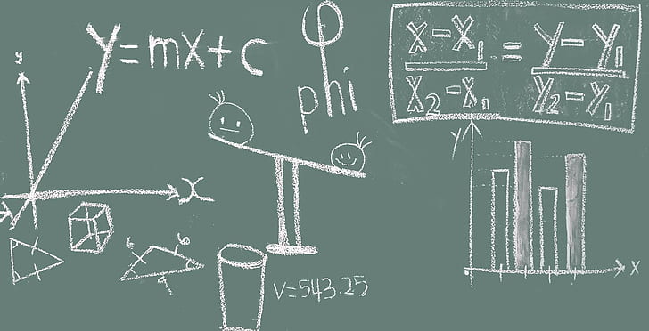 blackboard, chalk, chalkboard, classroom, education, equation, formula, learn, learning, lesson, math, mathematics, scale, school, study, teach, HD wallpaper