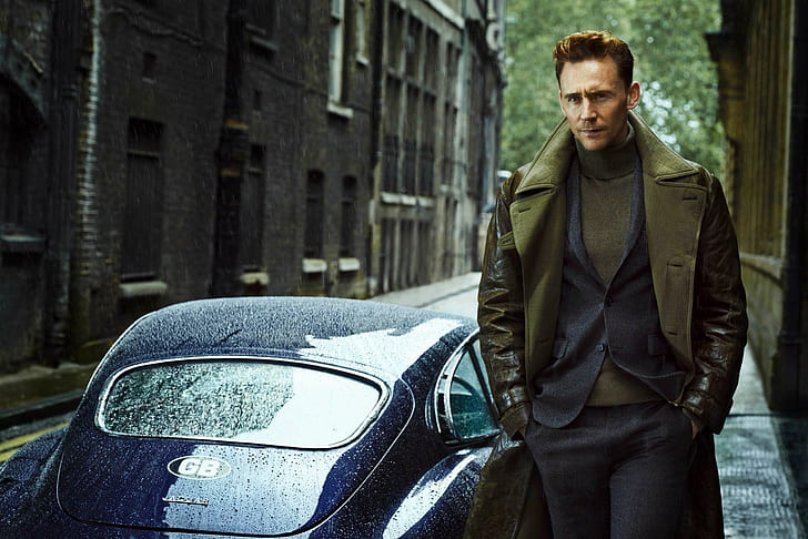 tom hiddleston, jaguar, araba, bir adam, stil tom hiddleston, jaguar, bir araba, HD masaüstü duvar kağıdı