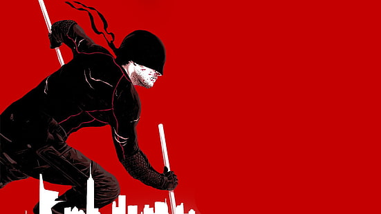 Arte vectorial de Daredevil, Fondo de pantalla HD HD wallpaper