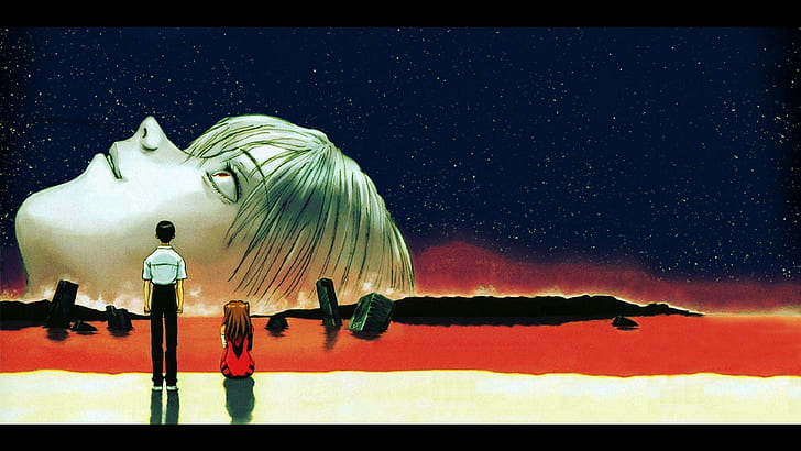 The End of Evangelion, no name anime illustration, anime, 1920x1080, the end of evangelion, HD wallpaper