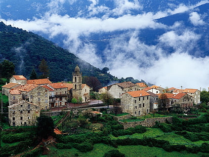 Wieś Korsyka Francja HD, świat, podróże, podróże i świat, francja, wieś, korsyka, Tapety HD HD wallpaper
