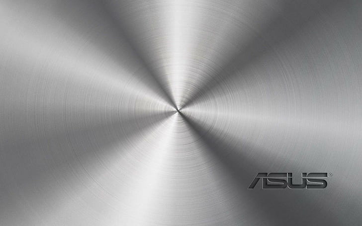 ASUS, логотип, цифровое искусство, сталь, HD обои